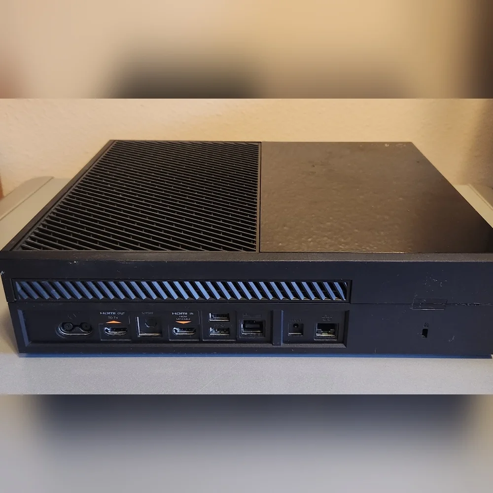 Broken/Parts Only-XBOX One Black Gaming Console Only